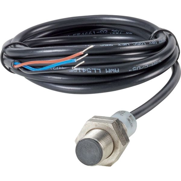 Proximity switch, E57P Performance Short Body Serie, 1 NC, 3-wire, 10 – 48 V DC, M12 x 1 mm, Sn= 2 mm, Flush, NPN, Stainless steel, 2 m connection cab image 2