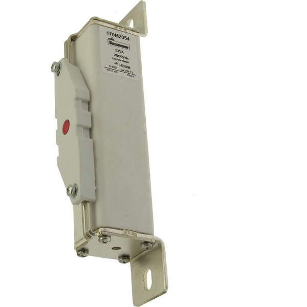 Fuse-link, high speed, 40 A, DC 2000 V, 39 x 66 x 216 mm, aR, IEC, with indicator image 2