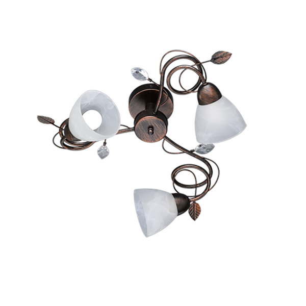 Traditio ceiling lamp 3-pc E14 rustic image 1