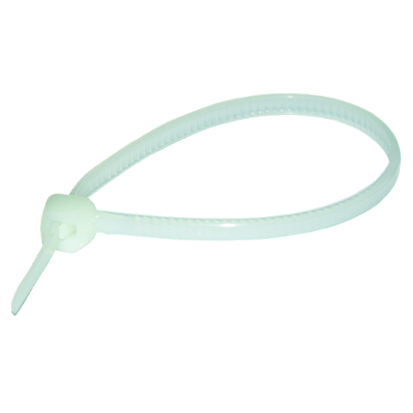 Cable cable tie transparent nylon 160x4.8 mm image 2