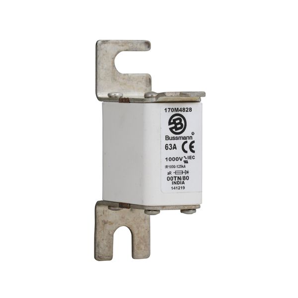 Fuse-link, high speed, 80 A, AC 4500 V, size 1, 51 x 51 x 346 mm, aR, IEC, visual indicator image 2