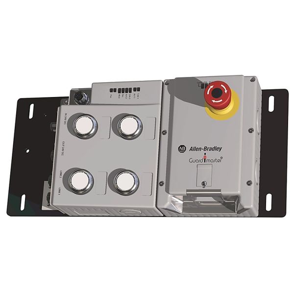 Allen-Bradley, 442G-MABLB-UR-E0JP4679, Lock Module,Ethernet,Power to Lock,Access Box, Unique Code, Right hand, Enabling Switch, Estop, 4 Push Buttons image 1