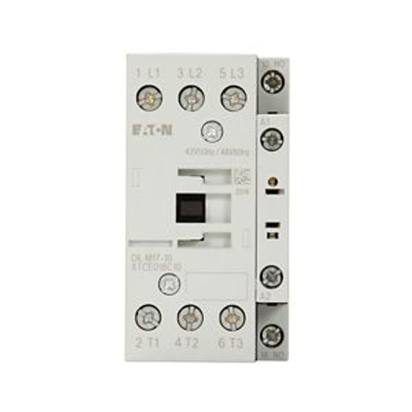 Contactor, 3 pole, 380 V 400 V 7.5 kW, 1 N/O, 42 V 50 Hz, 48 V 60 Hz, AC operation, Screw terminals image 5