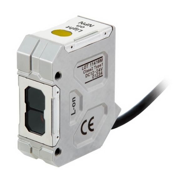 Photoelectric sensor, rectangular housing, stainless steel, oil-resist E3ZR0031E image 1