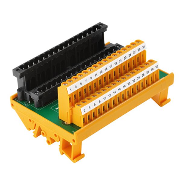 Interface module with terminal, connector, built-in image 1