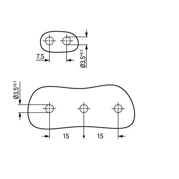 1-conductor male connector Push-in CAGE CLAMP® 2.5 mm² light gray image 3