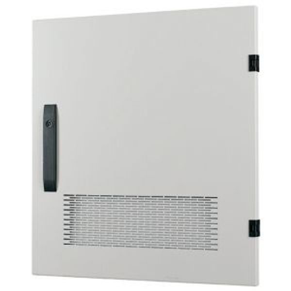 Door to switchgear area, ventilated, IP30, left, HxW=600x1000mm, grey image 4
