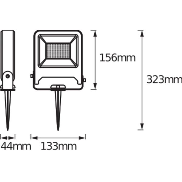 ENDURA® GARDEN FLOOD Spike 20W 3000K image 5