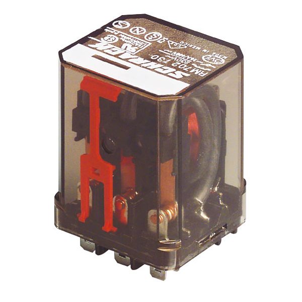 Power Relay 3 C/O 60VDC 16A, plain cover, AMP Faston 187 image 1