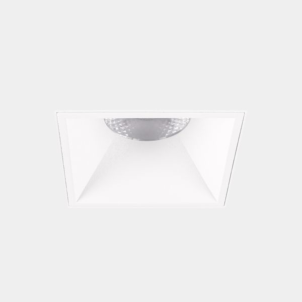 Downlight Play Deco Symmetrical Square Fixed Trimless 11.9W LED warm-white 3000K CRI 90 45.1º ON-OFF Trimless/White IP54 1293lm image 1