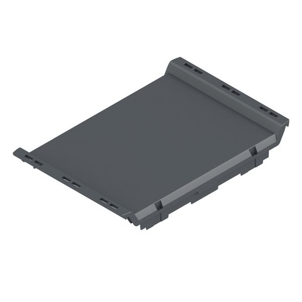 Cover, IP20 in installed state, Plastic, Graphite grey, Width: 67.5 mm image 1