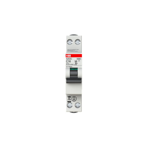 S202C-B6 Miniature circuit breaker - 2P - B - 6 A image 1