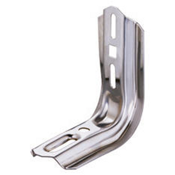 OMEGA-TYPE FIXING BRACKET - LENGTH 210MM - FINISHING: HDG image 1