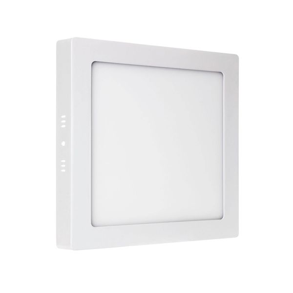 ALGINE  ECO LED SQUARE  230V 12W IP20  WW CEILING PANEL white frame SURFACE image 14