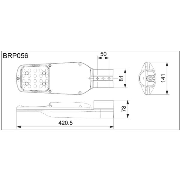 BRP056 LED55/740 PSU 42W SLF CE image 2