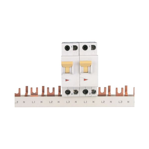 Phase busbar, 4-phases, 16qmm, fork connector+pin, 1m image 8