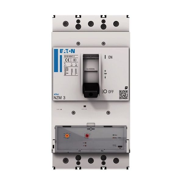 NZM3 PXR10 circuit breaker, 630A, 4p, withdrawable unit image 9