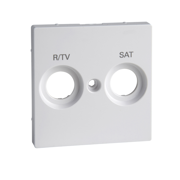 Cen.pl. marked R/TV+SAT f. antenna sock.-out., active white, glossy, System M image 3