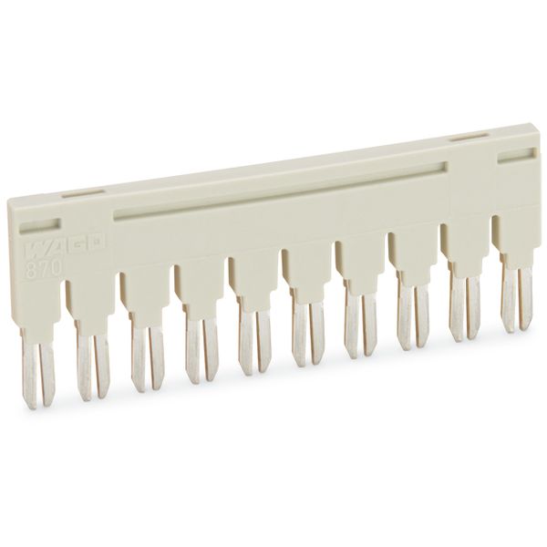 Push-in type jumper bar;insulated;10-way;light gray image 4