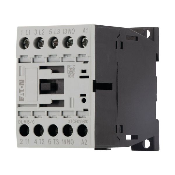 Contactor, 3 pole, 380 V 400 V 7.5 kW, 1 N/O, 230 V 50/60 Hz, AC operation, Screw terminals image 15