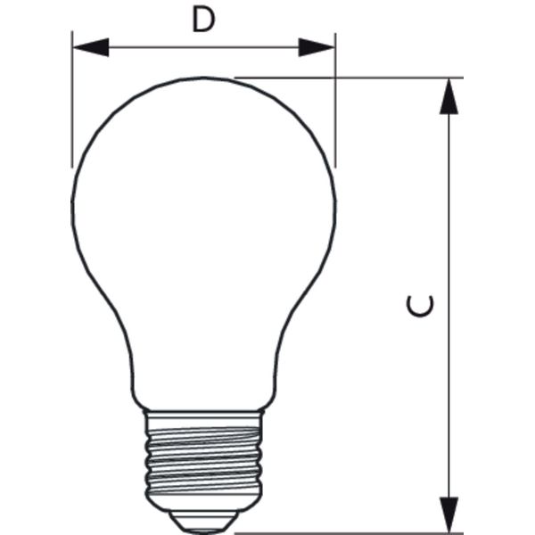 PILA LED 75W A60 E27 CW FR ND 1CT/6 G3 image 2