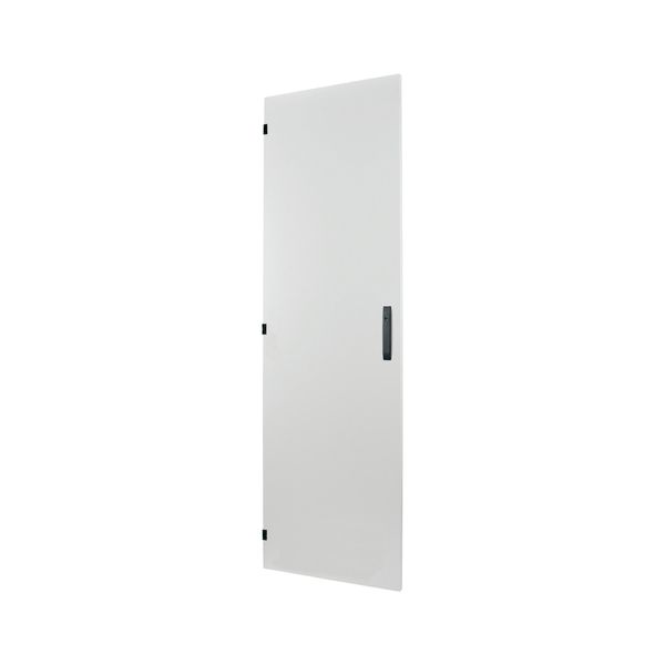 Section door, closed IP55, left or right-hinged, HxW = 1800 x 850mm, grey image 4