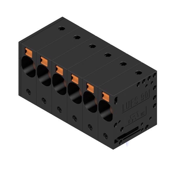 PCB terminal, 10.00 mm, Number of poles: 6, Conductor outlet direction image 4