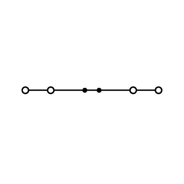 4-conductor through terminal block with push-button 2.5 mm² gray image 3