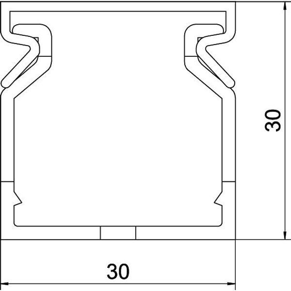 LK4H 30030 Slotted cable trunking system halogen-free image 2