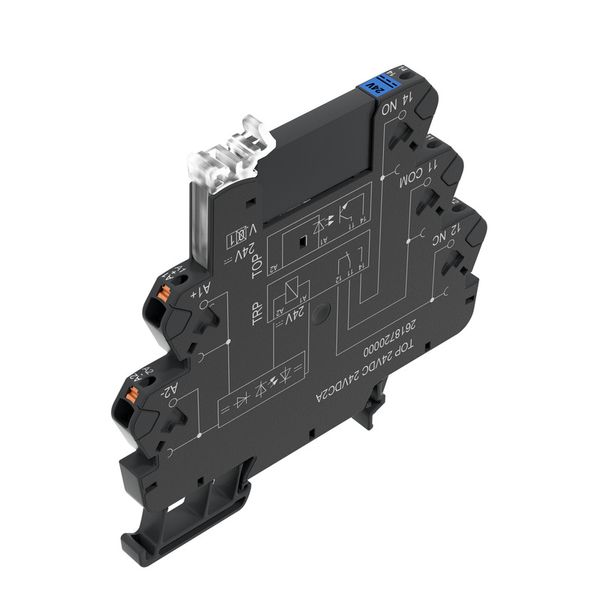 Solid-state relay, 12 V DC ±20 %, Rectifier 3... 48 V DC, 100 mA, PUSH image 2