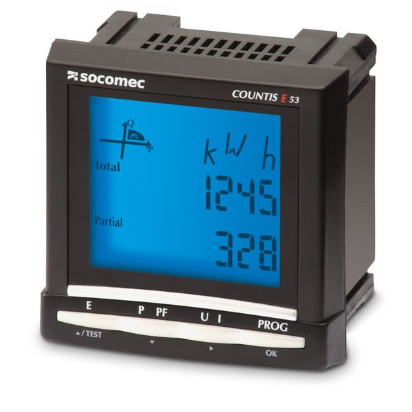 Active-energy meter COUNTIS E53 with RS485 MODBUS com. image 1