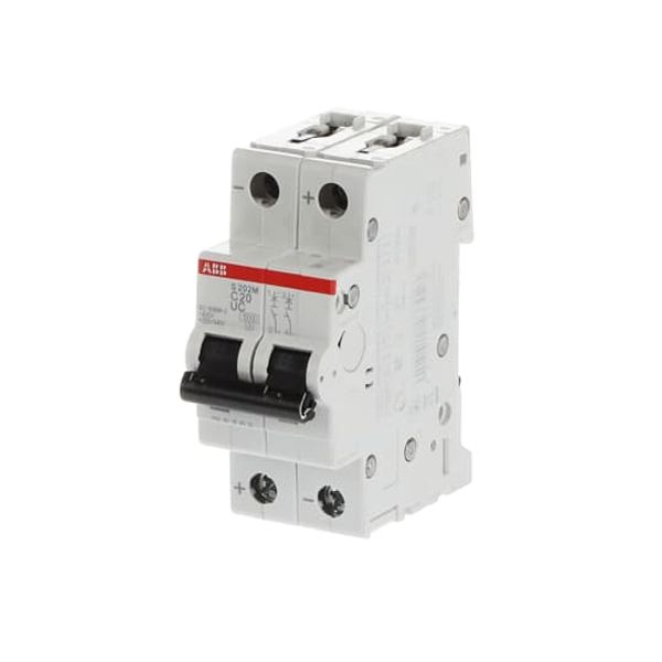 S202M-B20UC Miniature Circuit Breaker - 2P - B - 20 A image 2