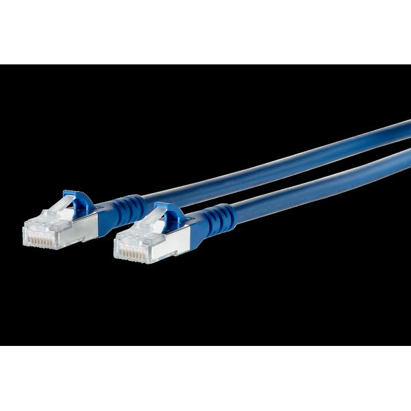 Patch cord Cat.6A AWG 26 0.3 m blue image 2