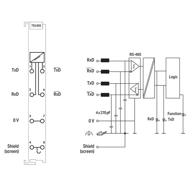 RS-485 Serial Interface 9600 baud None light gray image 5