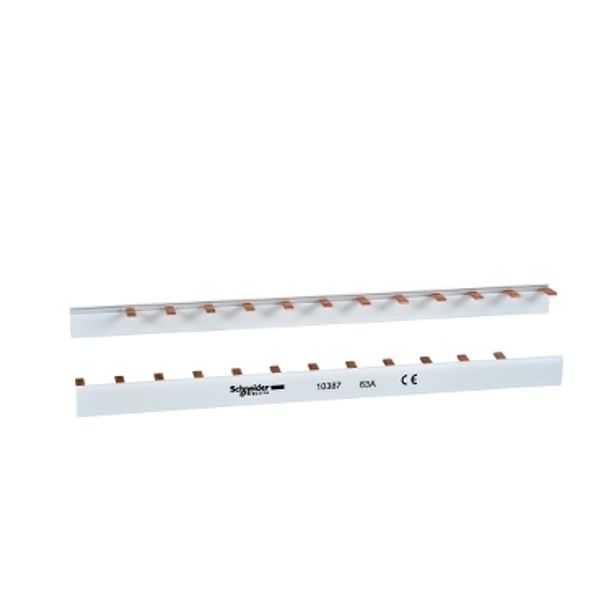 10387 Product picture Schneider Electric Domae - comb busbar - 1L - 18 mm pitch - 12 modules - 63A image 1