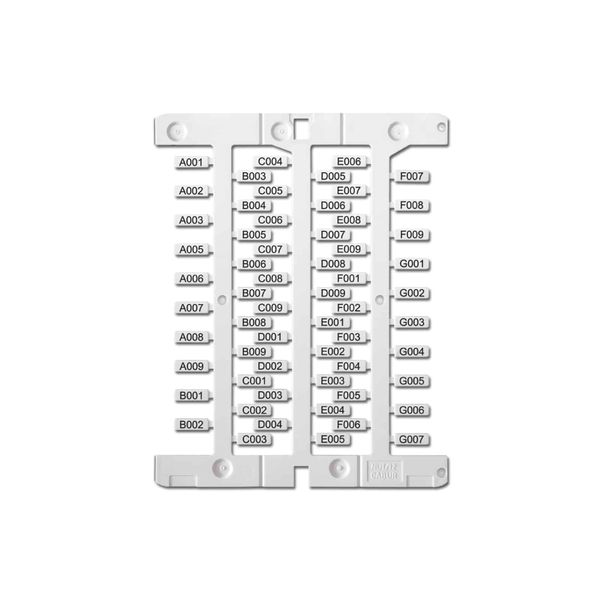 Tessera rigida per tubetto 15x4 mm image 1