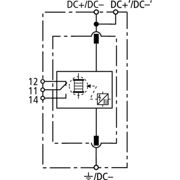 Coord. lightn. current arrester Type 1 DEHNsecure M for d.c. circuits image 3