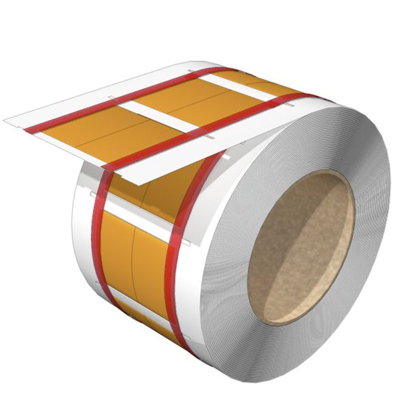 Cable coding system, 12.7 - 25.4 mm, 40.5 mm, Polyolefine, yellow image 1