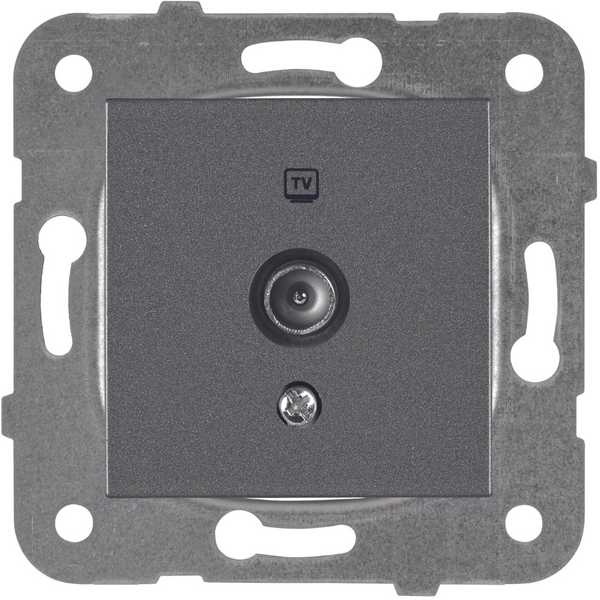 Karre Plus-Arkedia Dark Grey TV Socket Unresisting image 1