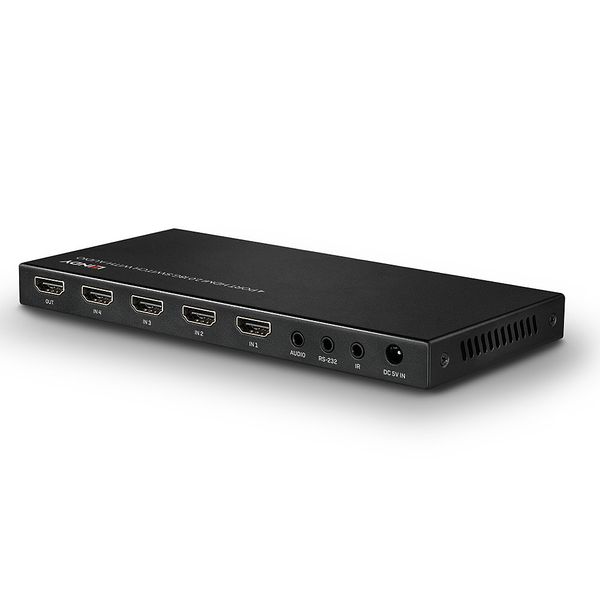 4 Port HDMI 18G Switch with Audio Switch between 4 HDMI® 2.0 sources and simultaneously extract digital and analogue audio image 2