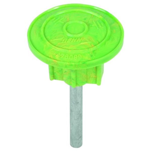 Identification PVC for terminal lugs Rd 10mm/Fl 30x3.5mm green/yellow image 1