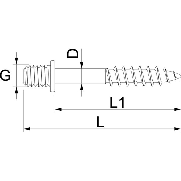 985 M6 25 Screw-in anchors  M6x25mm image 2