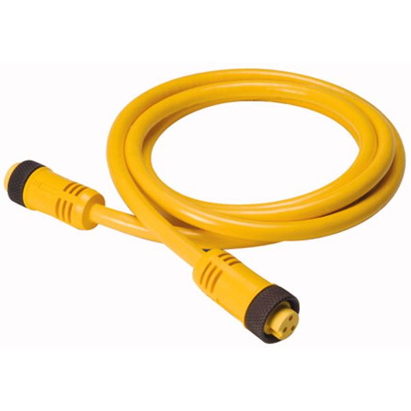 Connection cable, 4p, DC current, coupling M12 flat, plug M12 flat, L=1.5m image 1