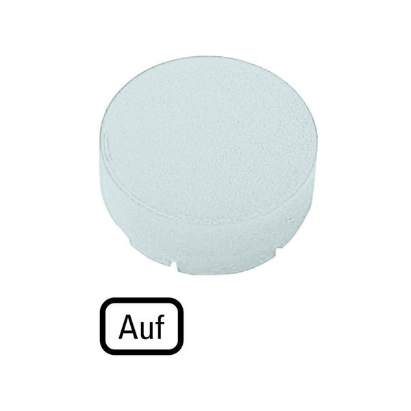 Button lens, raised white, AUF image 4