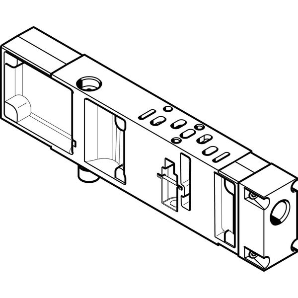 VABF-S4-2-P1A14-N18 Vertical pressure supply plate image 1