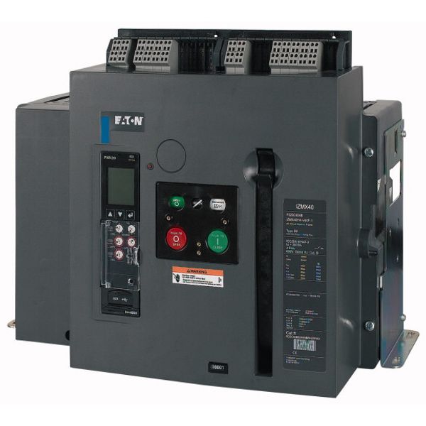 Circuit-breaker, 4 pole, 4000A, 66 kA, Selective operation, IEC, Fixed image 1