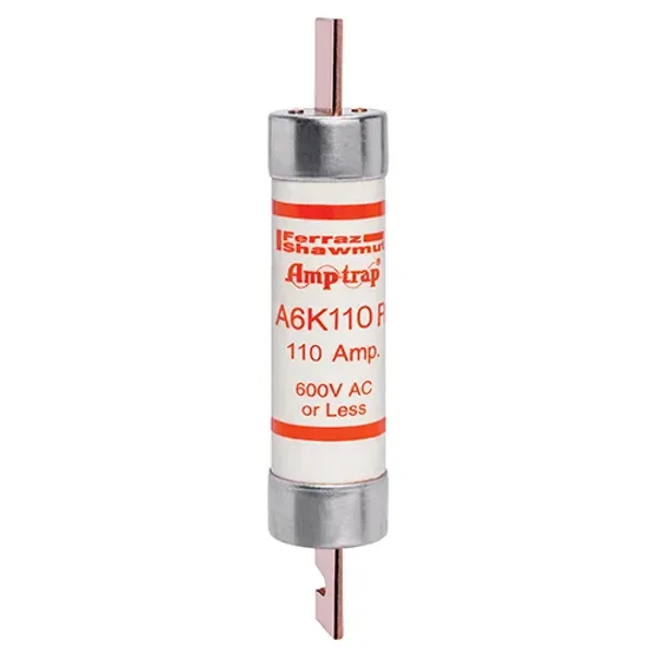 Fuse A6K-R - Class RK1 - Fast-Acting 600VAC 300VDC 110A Blade image 1