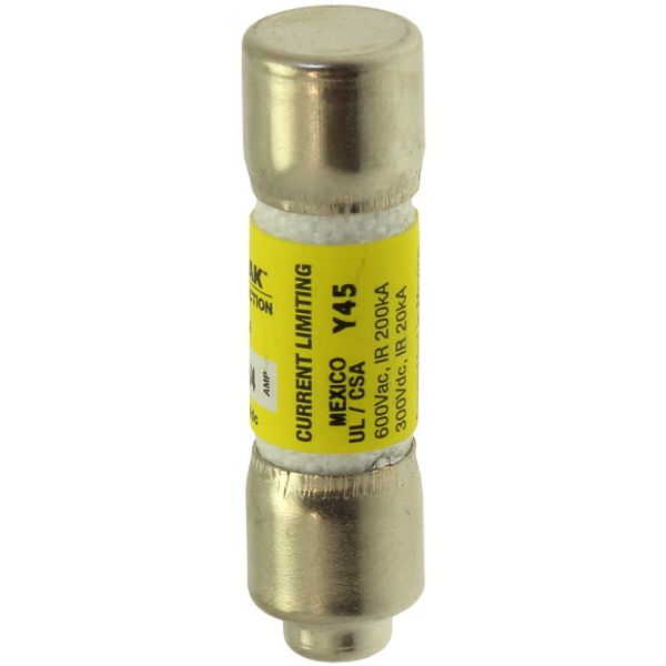 Fuse-link, LV, 1.25 A, AC 600 V, 10 x 38 mm, CC, UL, time-delay, rejection-type image 2