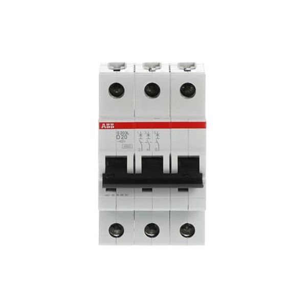 S203L-D20 Miniature Circuit Breaker - 3P - D - 20 A image 1