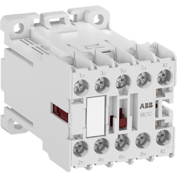 MC1CA00ATWL Mini Contactor 125 V DC - 0 NO - 4 NC - Screw Terminals image 3